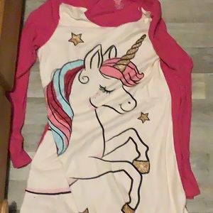 Nightgown unicorn kids 18 XXL